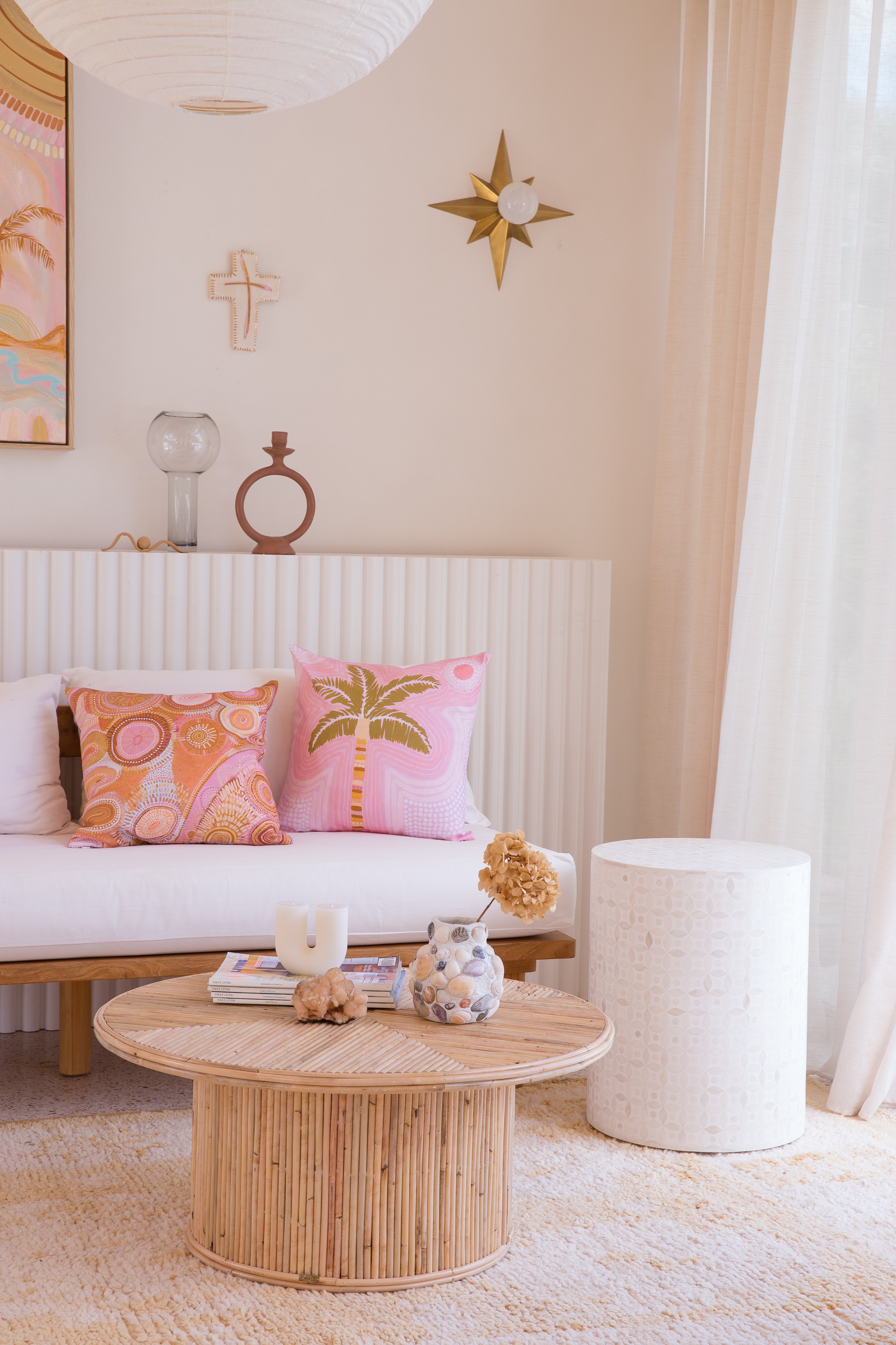 Aura Palm - Organic Art cushion