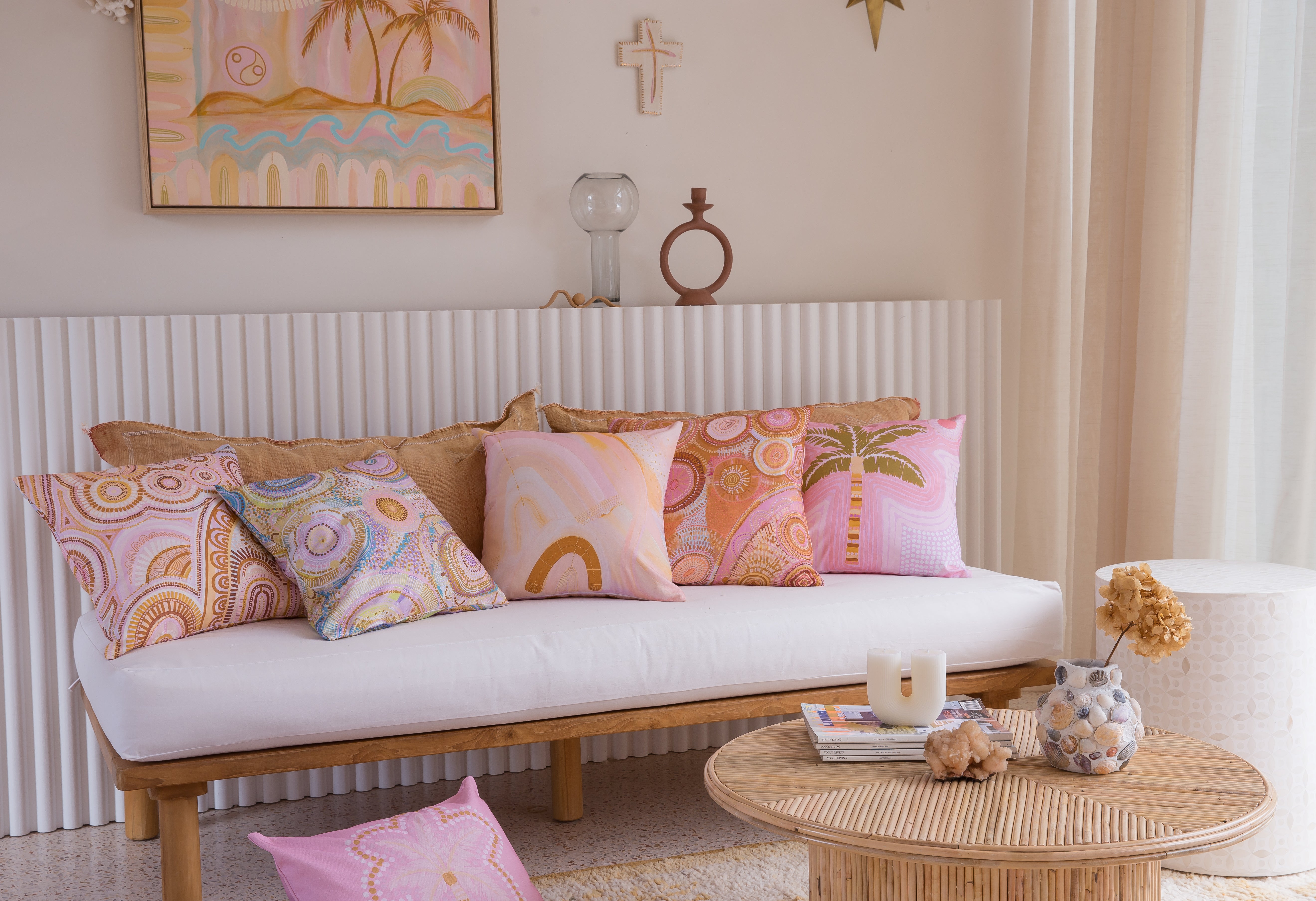 Aura Palm - Organic Art cushion