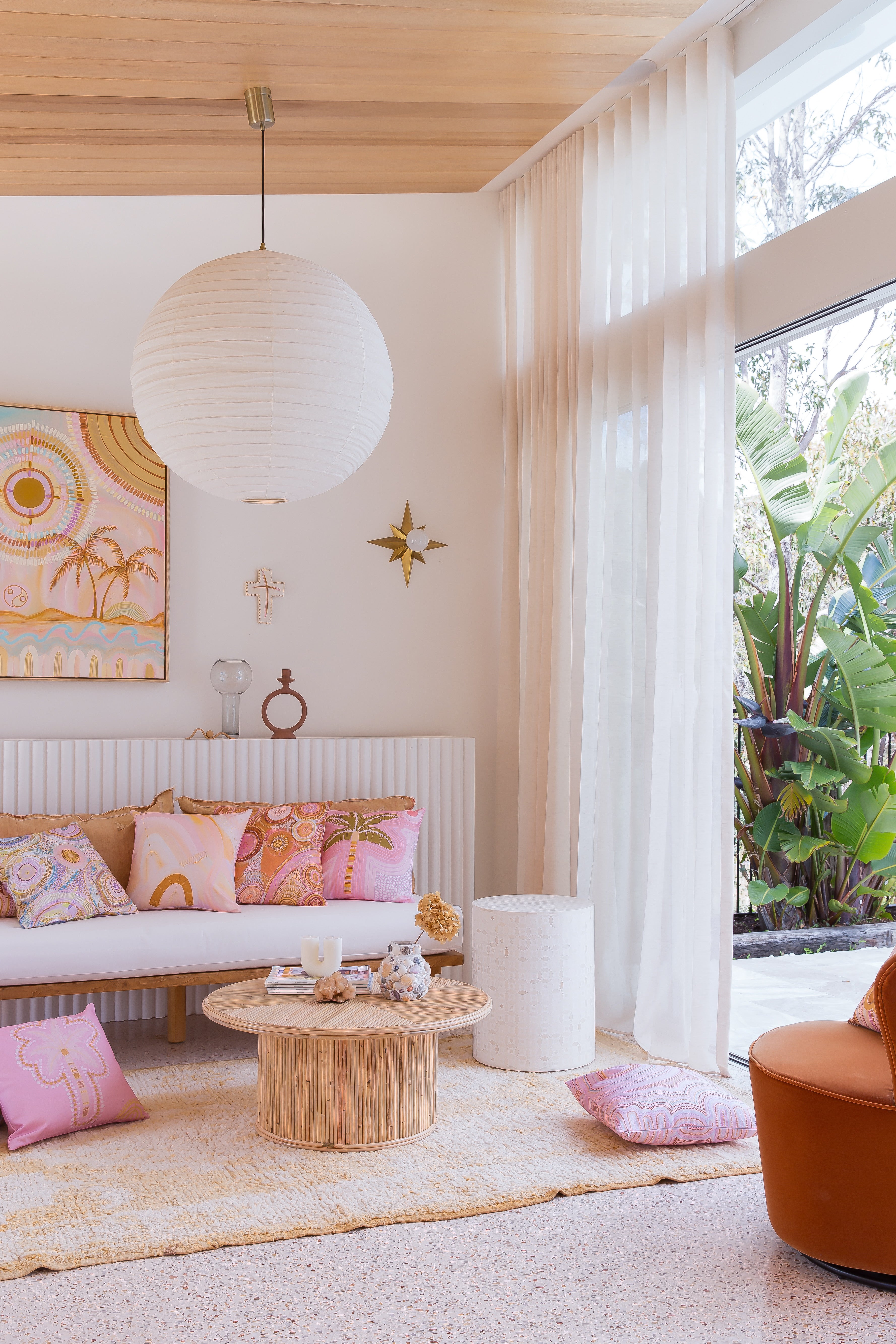 Aura Palm - Organic Art cushion