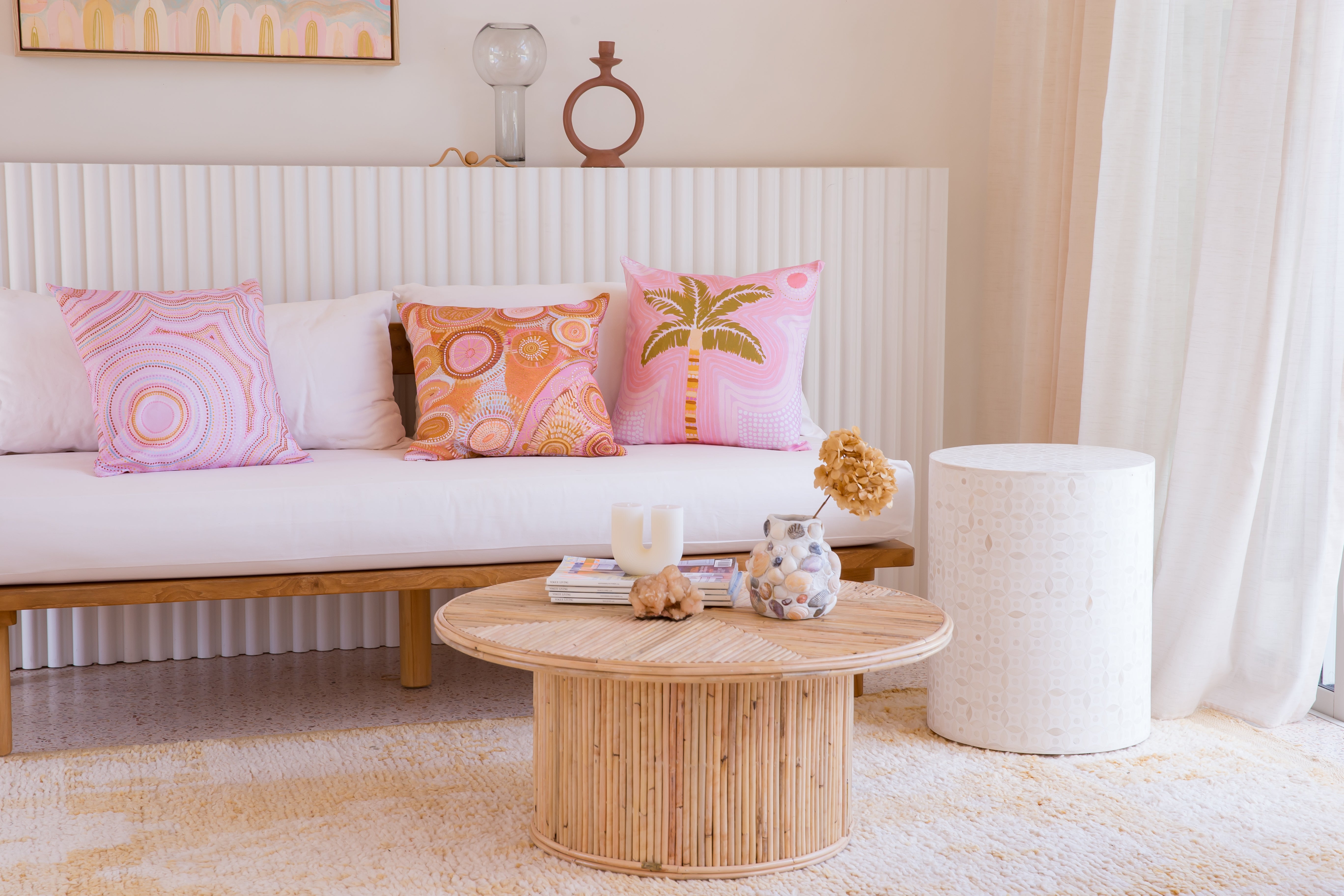 Aura Palm - Organic Art cushion