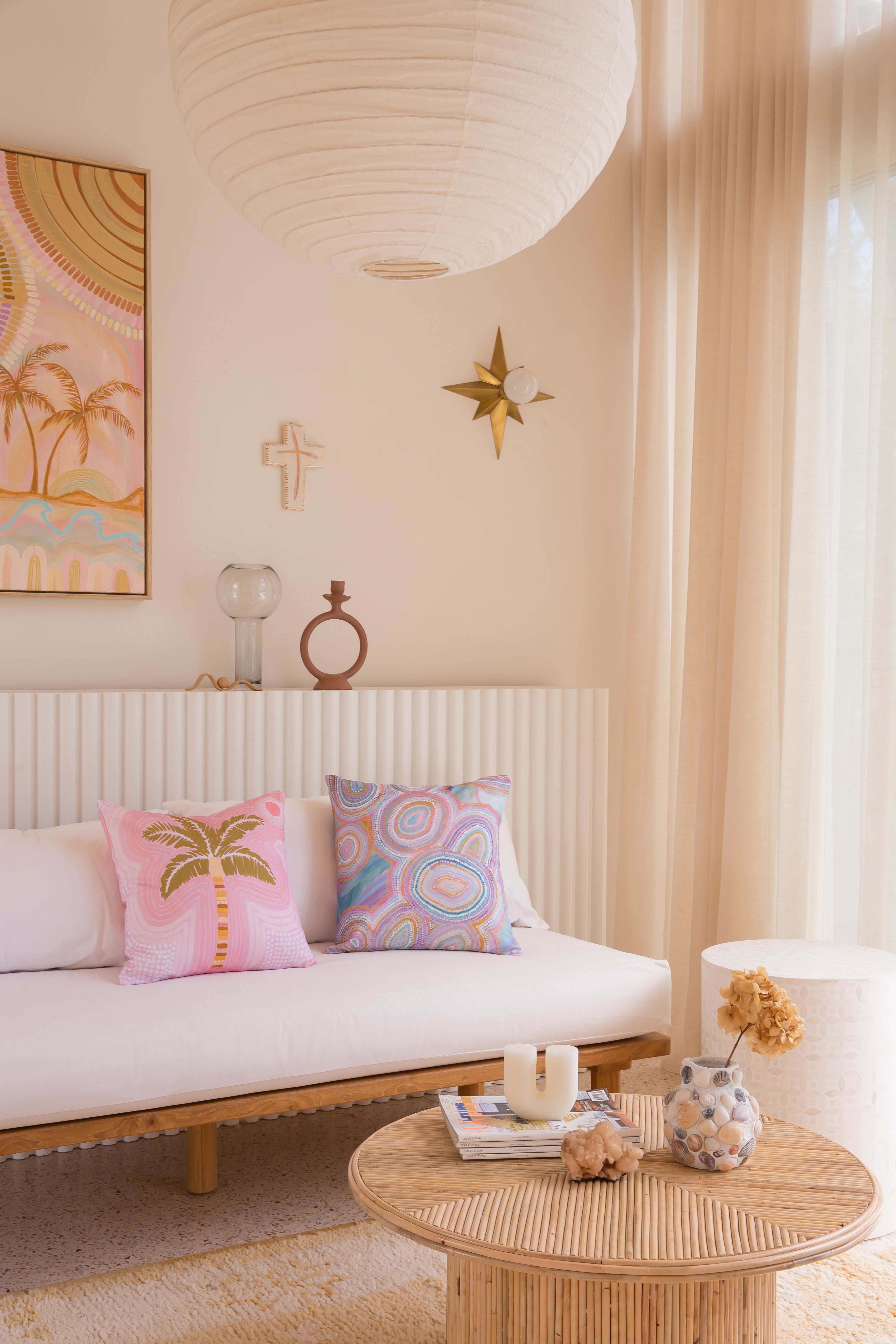 Aura Palm - Organic Art cushion