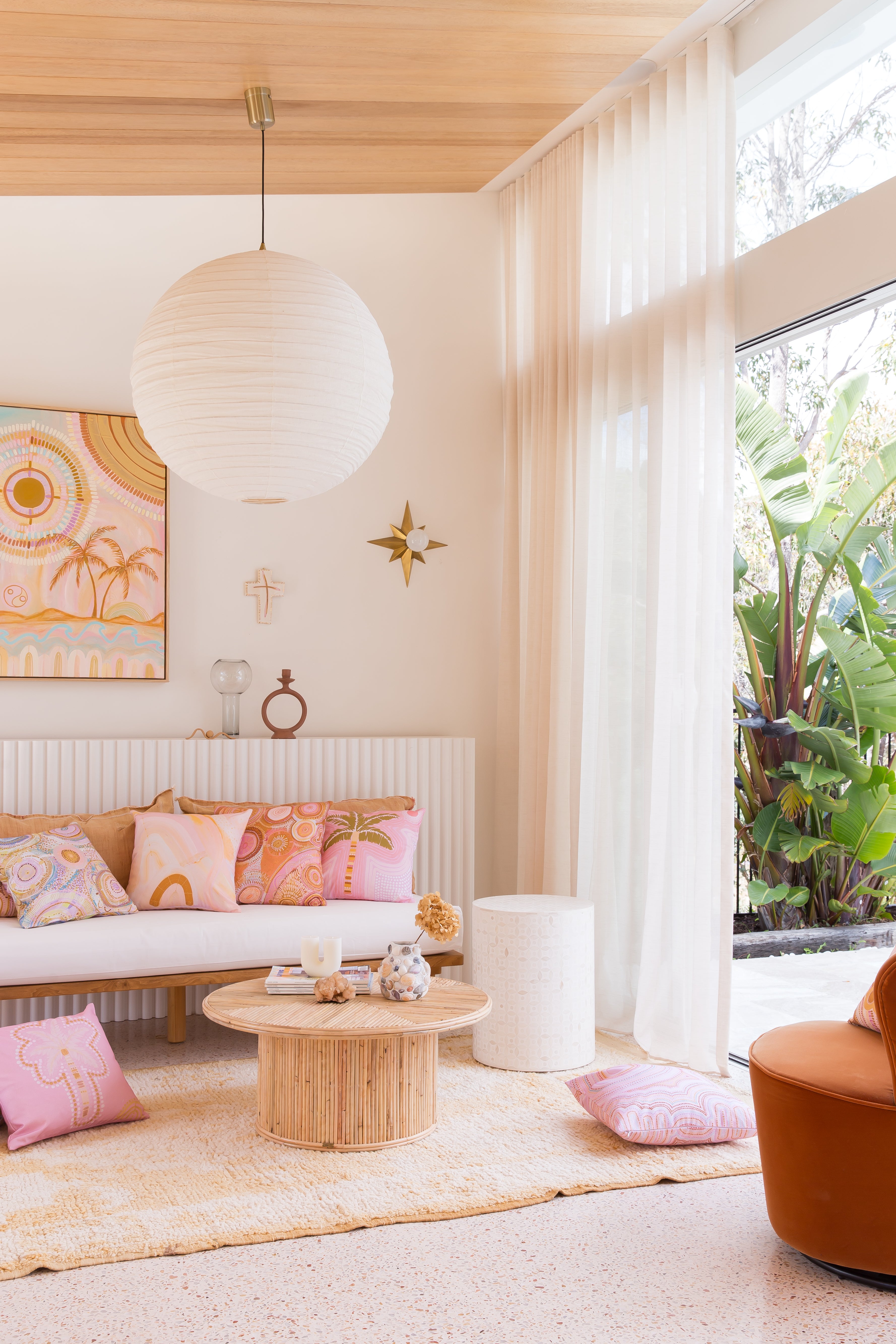 Aura Palm - Organic Art cushion