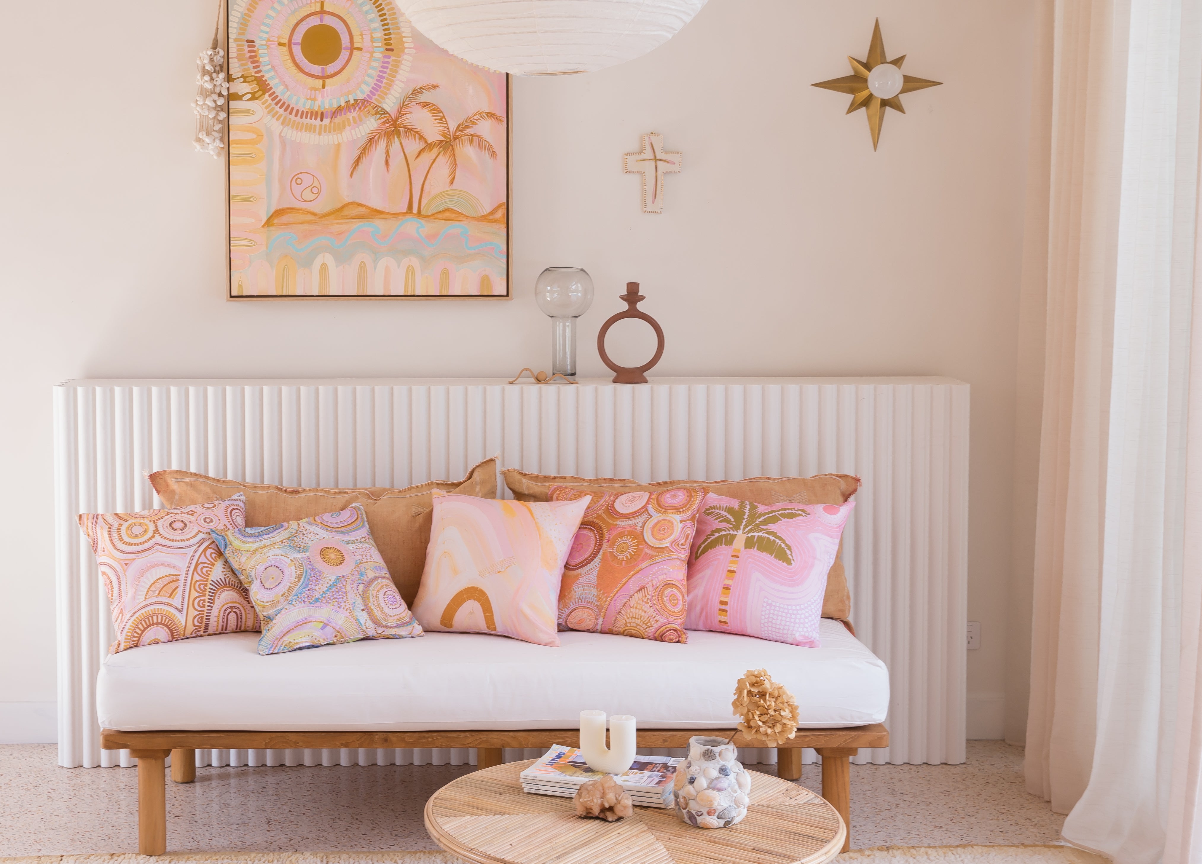 Aura Palm - Organic Art cushion