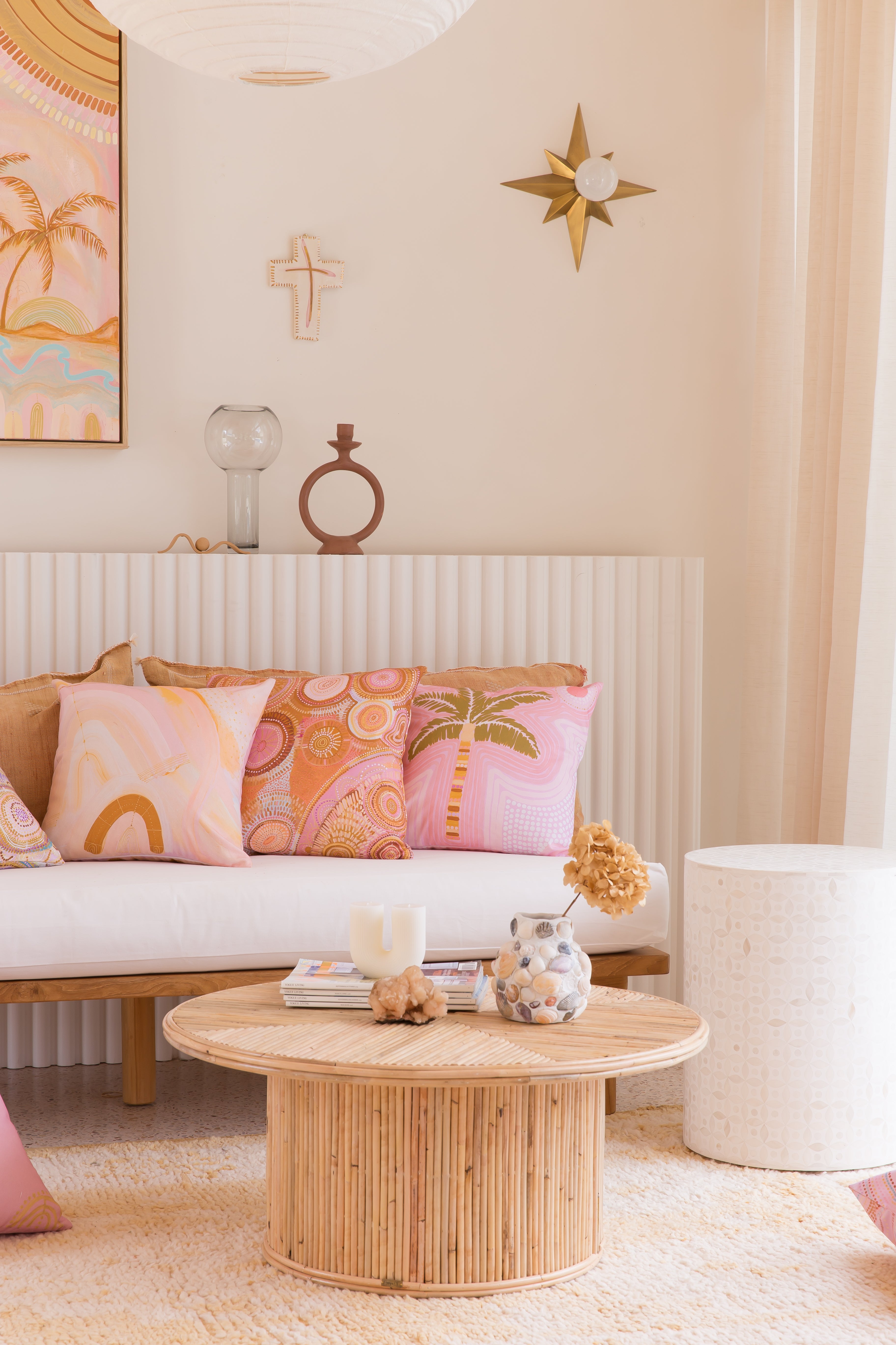 Aura Palm - Organic Art cushion